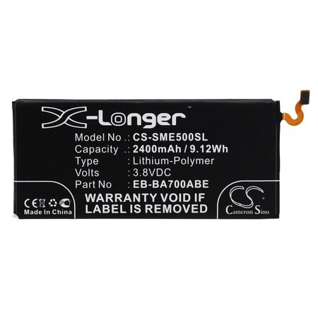 Bsc Preferred Samsung LTE Galaxy E5 DS SM-E500H SM-E500 Mobile Phone Repl. Battery CS-SME500SL